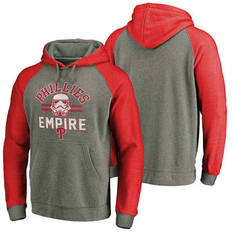 Philadelphia Phillies Heather Gray Star Wars Empire hoodie