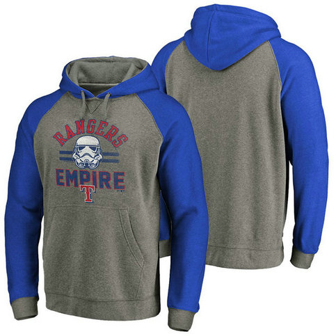 Texas Rangers Heather Gray Star Wars Empire hoodie Texas Rangers Heather Gray Star Wars Empire hoodie