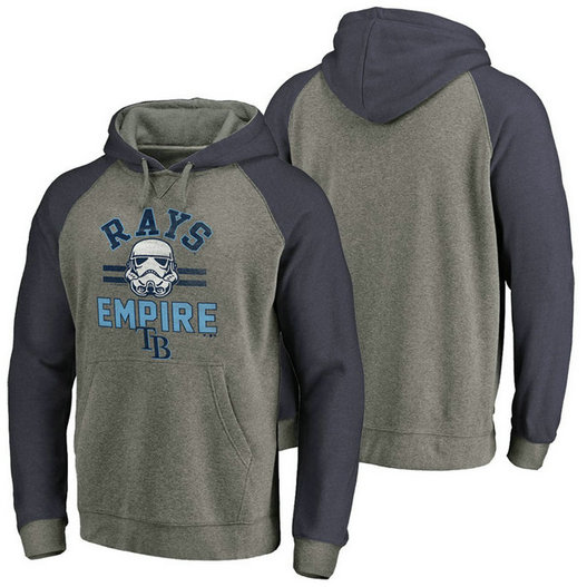 Tampa Bay Rays Heather Gray Star Wars Empire hoodie