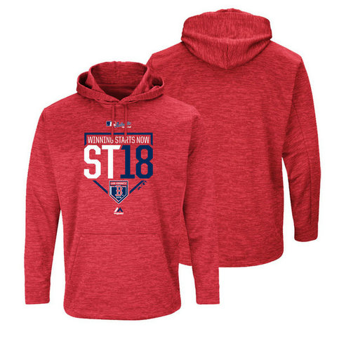 Boston Red Sox Red 2018 Spring Training Ultra-Streak Fleece Hoodie