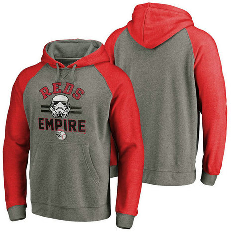 Cincinnati Reds Heather Gray Star Wars Empire hoodie
