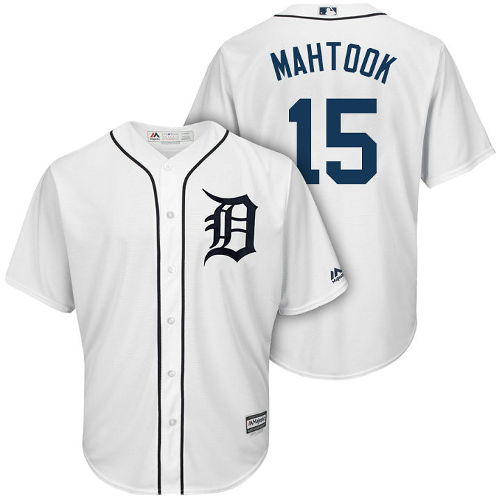 Men Tigers #15 Mikie Mahtook 2018 Home Cool Base Jersey Men Tigers #15 Mikie Mahtook 2018 Home Cool Base Jersey