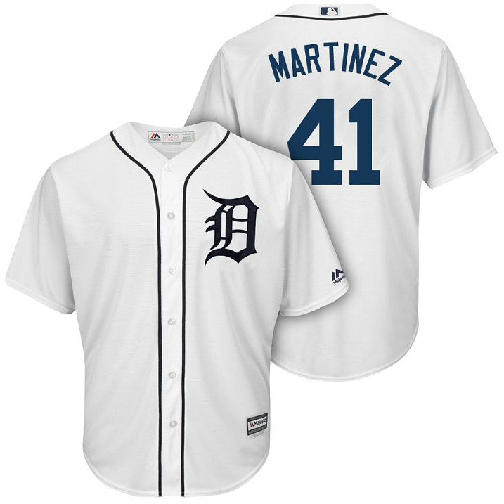 Men Tigers #41 Victor Martinez 2018 Home Cool Base Jersey Men Tigers #41 Victor Martinez 2018 Home Cool Base Jersey