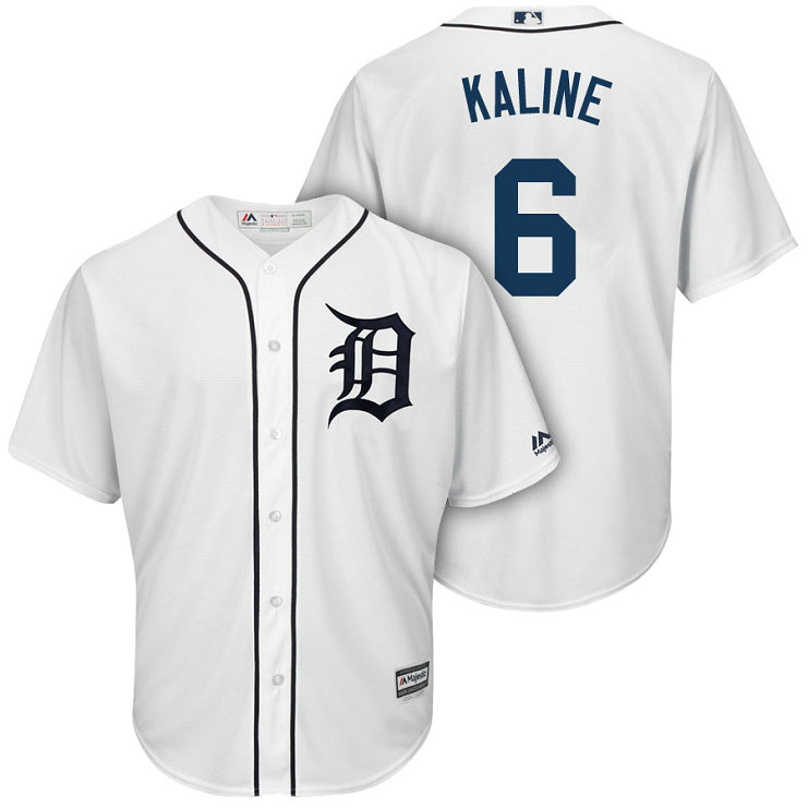 Men Tigers #6 Al Kaline 2018 Home Cool Base Jersey Men Tigers #6 Al Kaline 2018 Home Cool Base Jersey