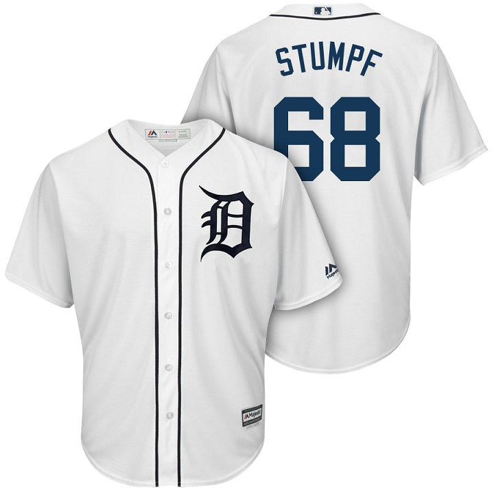 Men Tigers #68 Daniel Stumpf 2018 Home Cool Base Jersey