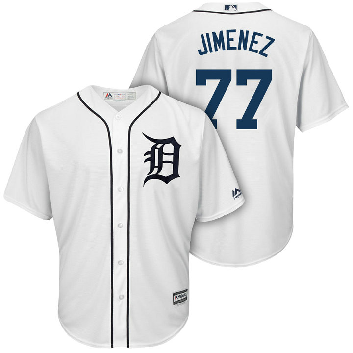 Men Tigers #77 Joe Jimenez 2018 Home Cool Base Jersey