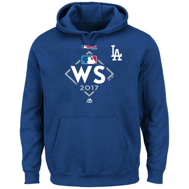 Los Angeles Dodgers 2017 World Series Bound Big & Tall Pullover Royal Hoodie