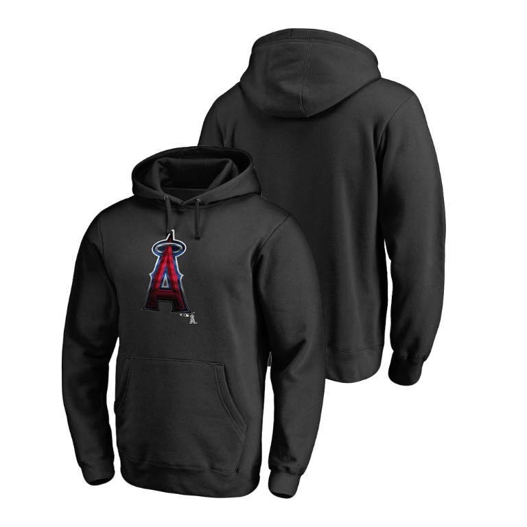 Los Angeles Angels Big & Tall Black Midnight Mascot Hoodie Los Angeles Angels Big & Tall Black Midnight Mascot Hoodie