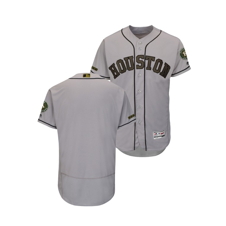 Houston Astros Gray Flex Base Jersey 2018 Memorial Day Houston Astros Gray Flex Base Jersey 2018 Memorial Day