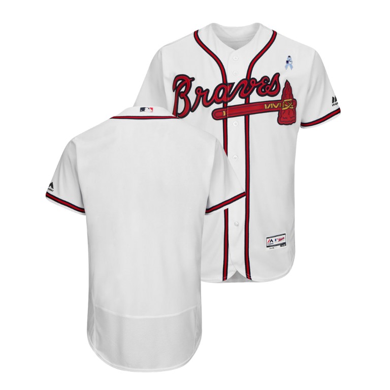 Atlanta Braves White Jersey 2018 Father's Day Atlanta Braves White Jersey 2018 Father's Day