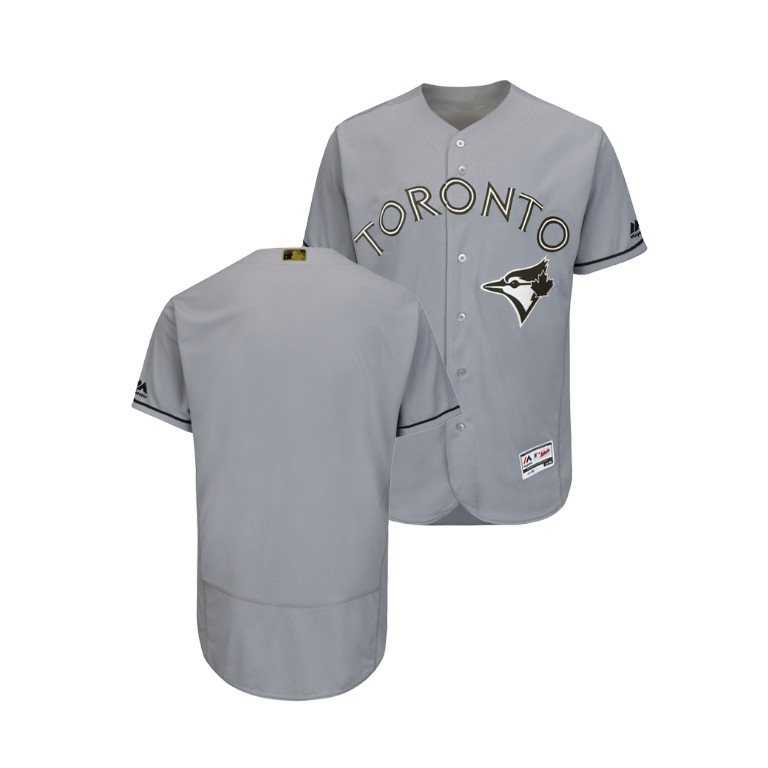 Toronto Blue Jays Gray Flex Base Jersey 2018 Memorial Day Toronto Blue Jays Gray Flex Base Jersey 2018 Memorial Day