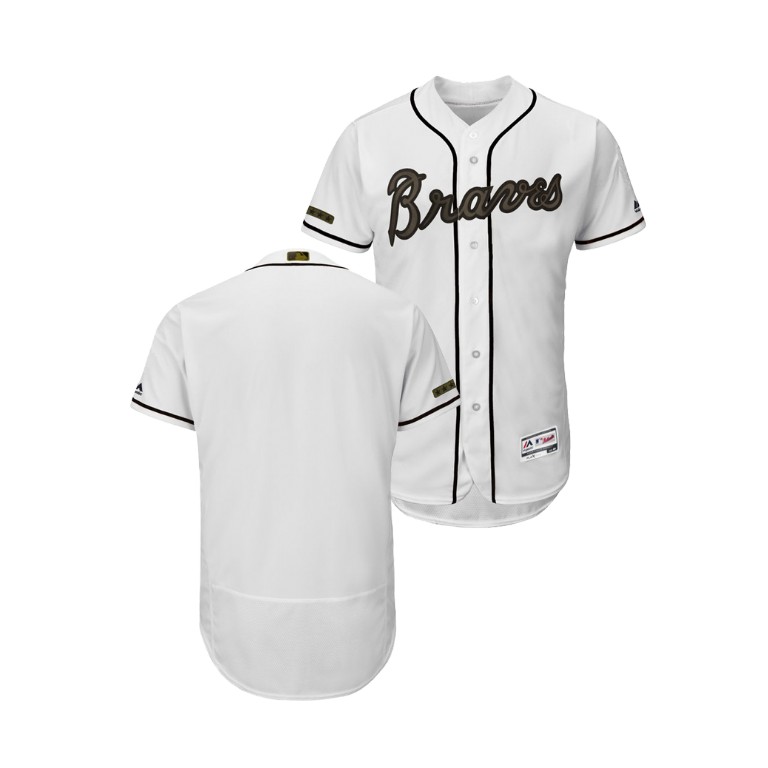 Atlanta Braves White Flex Base Jersey 2018 Memorial Day Atlanta Braves White Flex Base Jersey 2018 Memorial Day