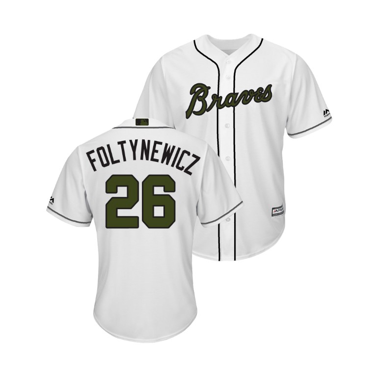 Atlanta Braves White #26 Mike Foltynewicz Cool Base Jersey 2018 Memorial Day Atlanta Braves White #26 Mike Foltynewicz Cool Base Jersey 2018 Memorial Day
