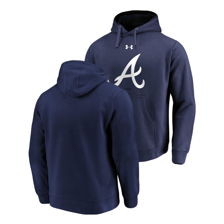 Atlanta Braves Commitment Performance Navy Team Mark Hoodie Atlanta Braves Commitment Performance Navy Team Mark Hoodie