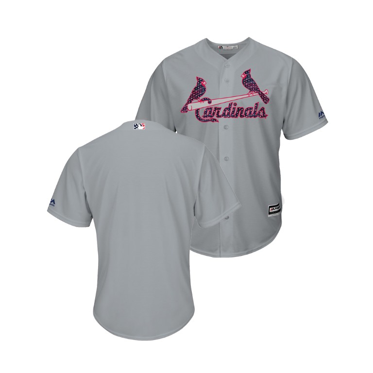 St. Louis Cardinals Gray 2018 Stars & Stripes Cool Base Jersey St. Louis Cardinals Gray 2018 Stars & Stripes Cool Base Jersey