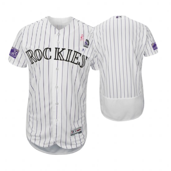 Colorado Rockies White Jersey 2018 Mother's Day Colorado Rockies White Jersey 2018 Mother's Day