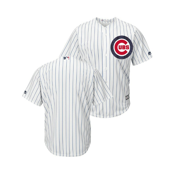 Chicago Cubs White 2018 Stars & Stripes Cool Base Jersey Chicago Cubs White 2018 Stars & Stripes Cool Base Jersey