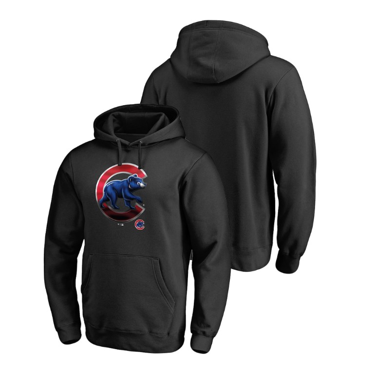 Chicago Cubs Big & Tall Black Midnight Mascot Hoodie Chicago Cubs Big & Tall Black Midnight Mascot Hoodie