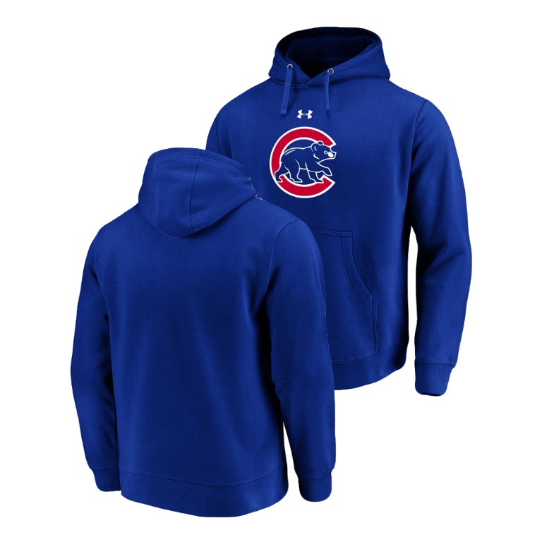 Chicago Cubs Commitment Performance Royal Team Mark Hoodie Chicago Cubs Commitment Performance Royal Team Mark Hoodie