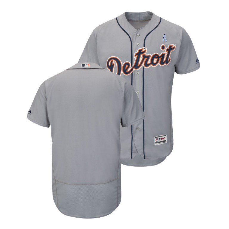 Detroit Tigers Gray Jersey 2018 Father's Day