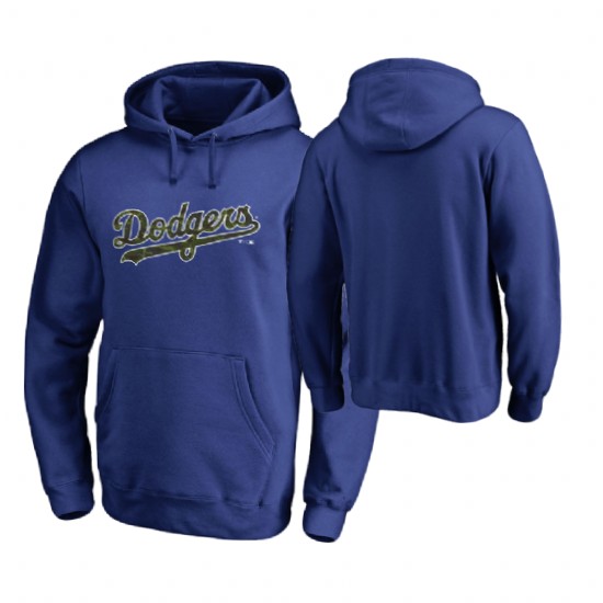 Los Angeles Dodgers Big & Tall Royal Memorial Wordmark Hoodie