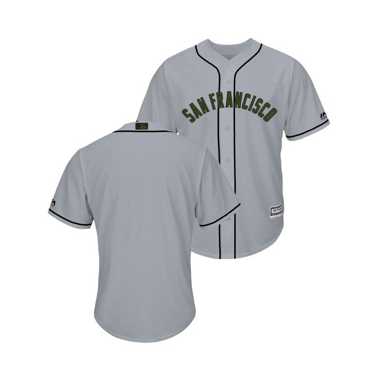 San Francisco Giants Gray Cool Base Jersey 2018 Memorial Day San Francisco Giants Gray Cool Base Jersey 2018 Memorial Day