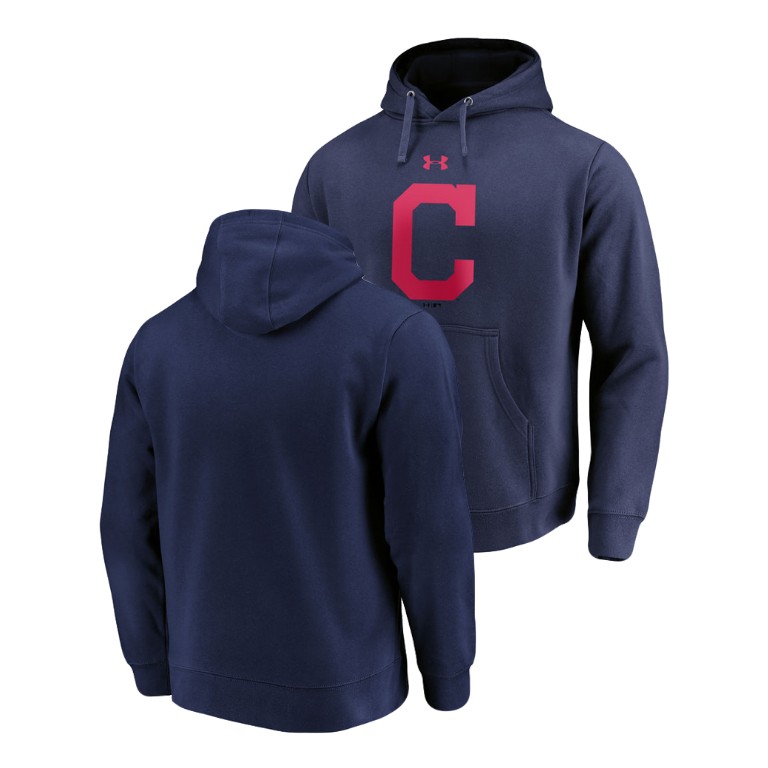Cleveland Indians Commitment Performance Navy Team Mark Hoodie Cleveland Indians Commitment Performance Navy Team Mark Hoodie