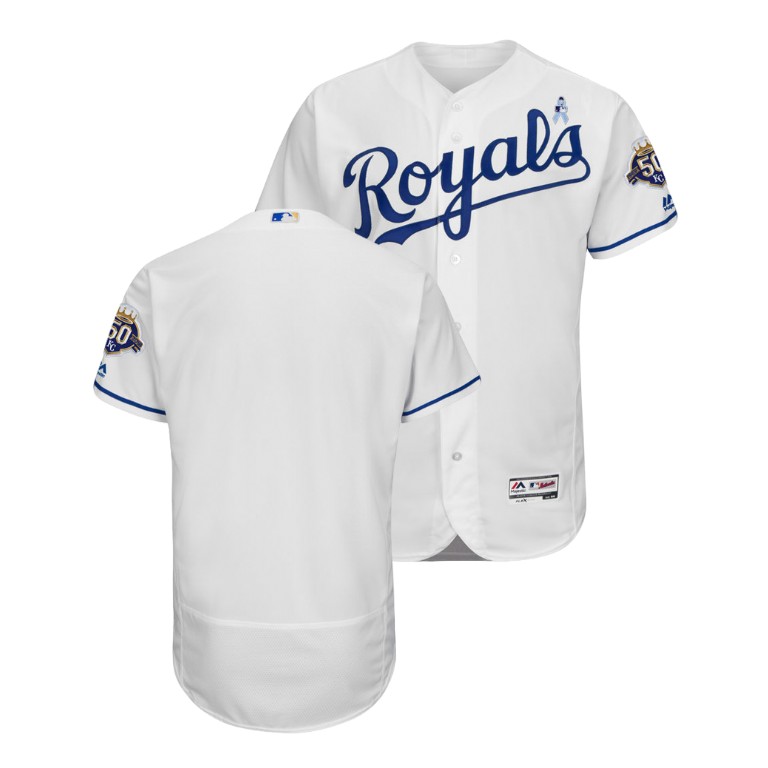 Kansas City Royals White Jersey 2018 Father's Day