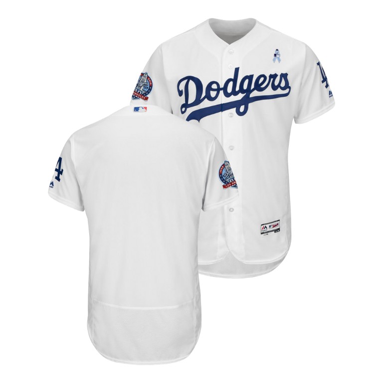 Los Angeles Dodgers White Jersey 2018 Father's Day