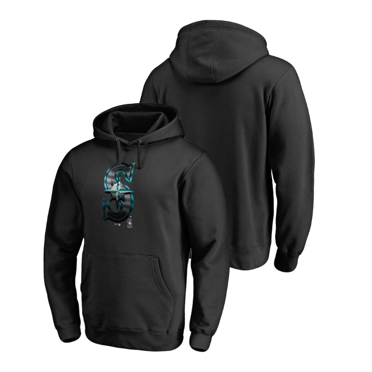 Seattle Mariners Big & Tall Black Midnight Mascot Hoodie