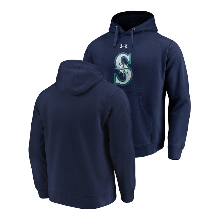 Seattle Mariners Commitment Performance Navy Team Mark Hoodie