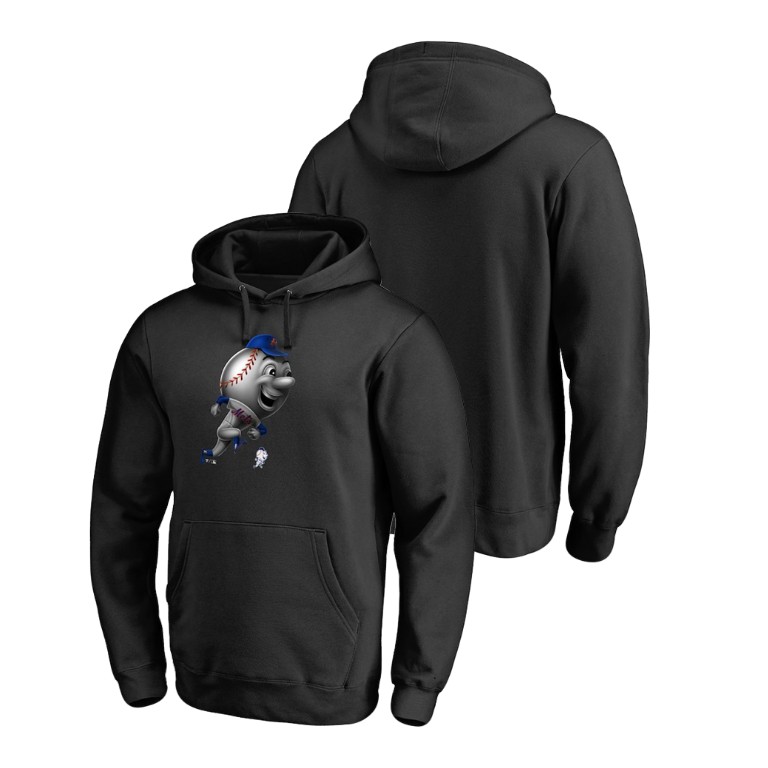 New York Mets Big & Tall Black Midnight Mascot Hoodie New York Mets Big & Tall Black Midnight Mascot Hoodie