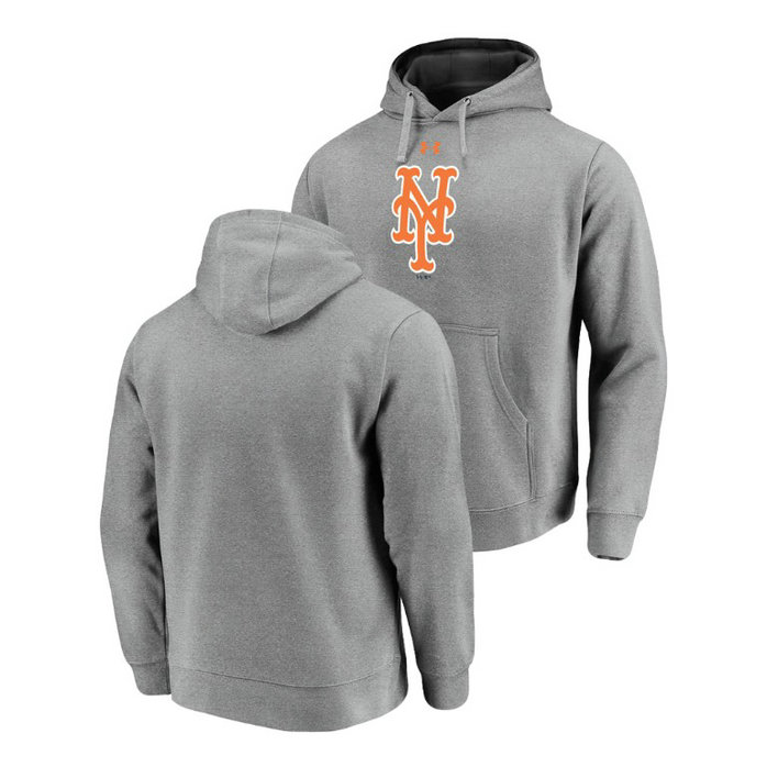 New York Mets Commitment Performance Heathered Gray Team Mark Hoodie New York Mets Commitment Performance Heathered Gray Team Mark Hoodie