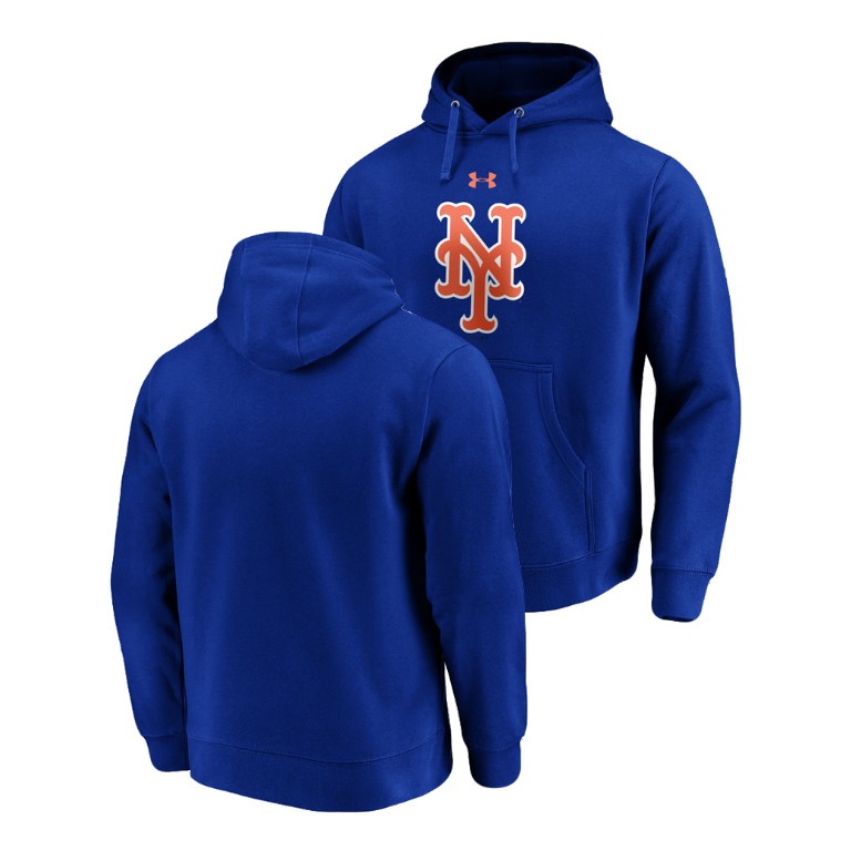 New York Mets Commitment Performance Royal Team Mark Hoodie New York Mets Commitment Performance Royal Team Mark Hoodie