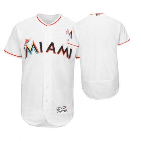 Miami Marlins White Jersey 2018 Mother's Day Miami Marlins White Jersey 2018 Mother's Day