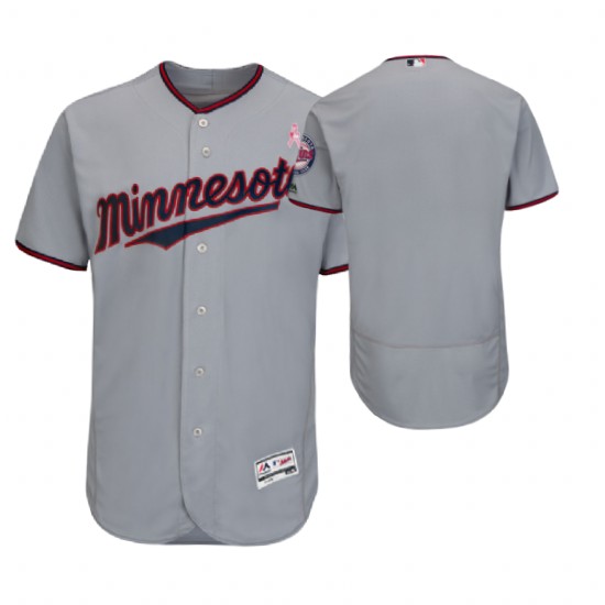 Minnesota Twins Gray Jersey 2018 Mother's Day Minnesota Twins Gray Jersey 2018 Mother's Day