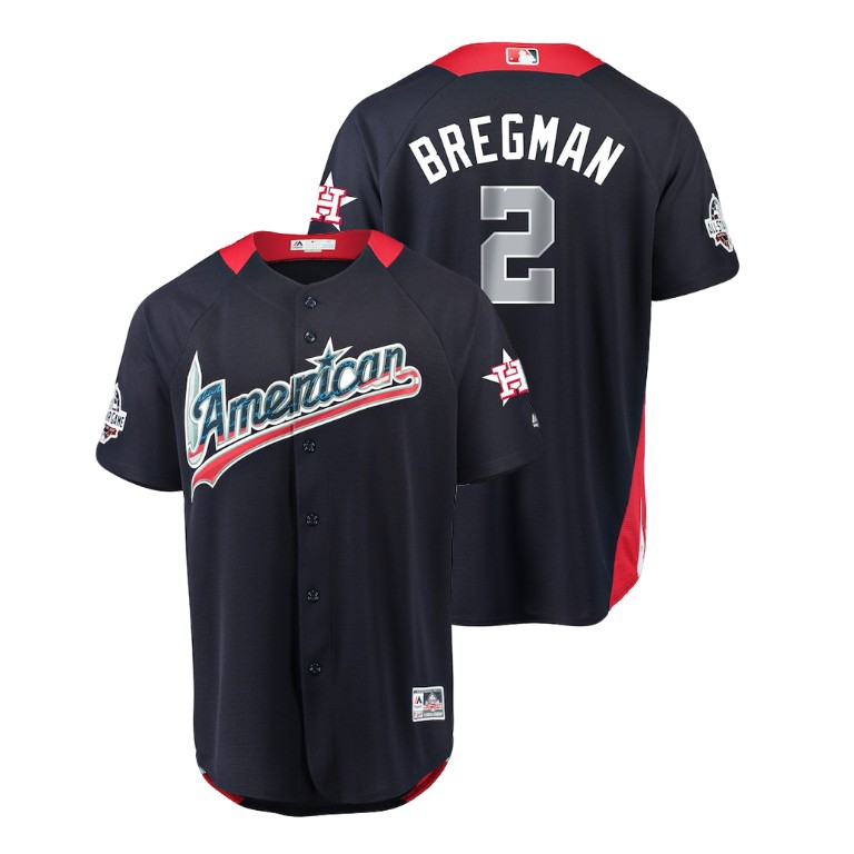 American League #2 Alex Bregman 2018 MLB All-Star Navy Home Run Derby Jersey American League #2 Alex Bregman 2018 MLB All-Star Navy Home Run Derby Jersey