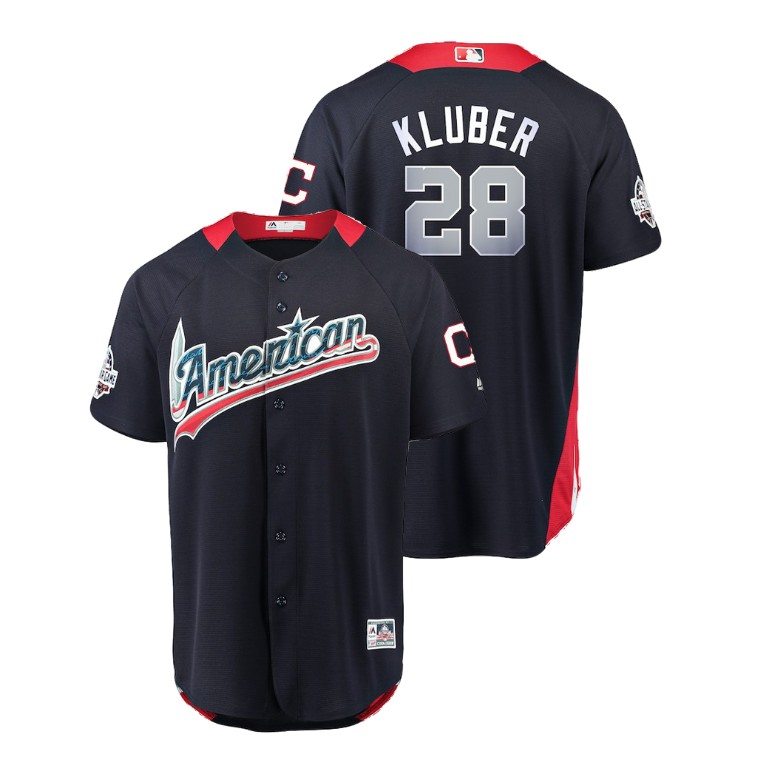 American League #28 Corey Kluber 2018 MLB All-Star Navy Home Run Derby Jersey American League #28 Corey Kluber 2018 MLB All-Star Navy Home Run Derby Jersey