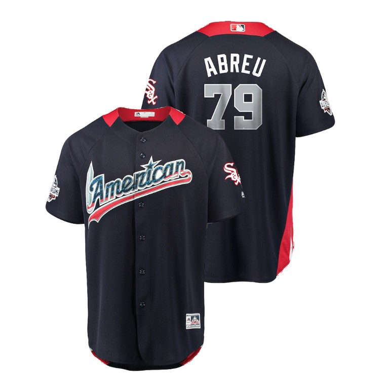 American League #79 Jose Abreu 2018 MLB All-Star Navy Home Run Derby Jersey American League #79 Jose Abreu 2018 MLB All-Star Navy Home Run Derby Jersey
