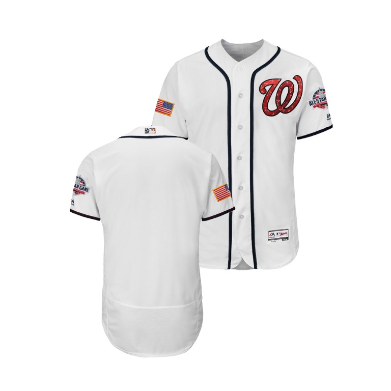 Washington Nationals White 2018 Stars & Stripes Flex Base Jersey Washington Nationals White 2018 Stars & Stripes Flex Base Jersey