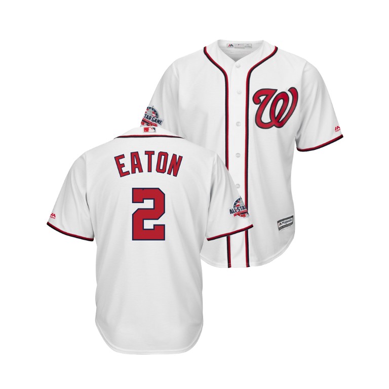 Washington Nationals White #2 Adam Eaton Cool Base Jersey 2018 All-Star Game
