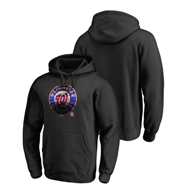 Washington Nationals Big & Tall Black Midnight Mascot Hoodie Washington Nationals Big & Tall Black Midnight Mascot Hoodie