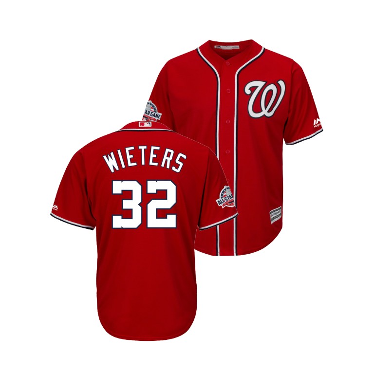Washington Nationals Scarlet #32 Matt Wieters Cool Base Jersey 2018 All-Star Game
