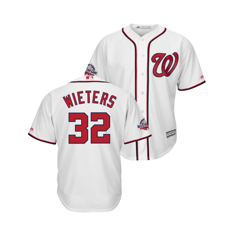 Washington Nationals White #32 Matt Wieters Cool Base Jersey 2018 All-Star Game