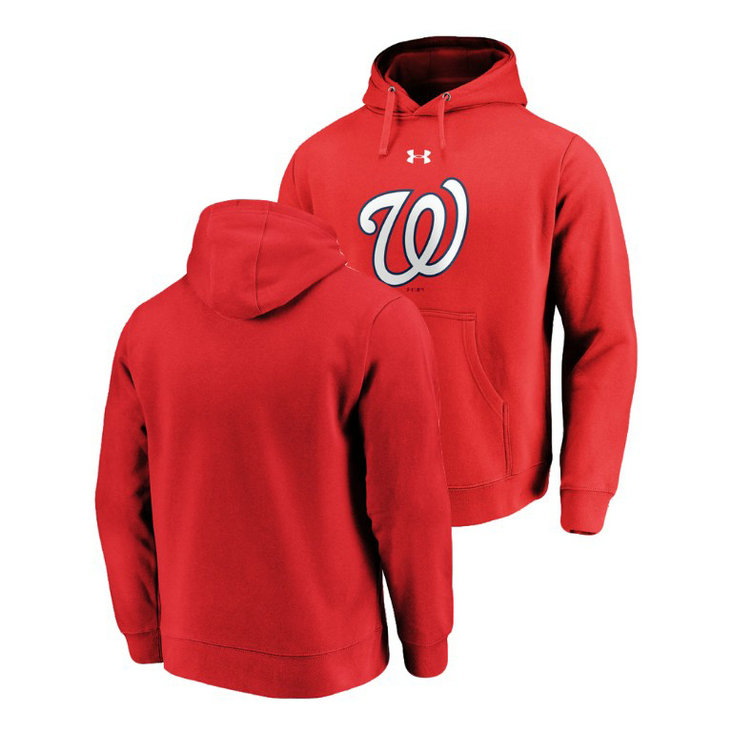 Washington Nationals Commitment Performance Red Team Mark Hoodie Washington Nationals Commitment Performance Red Team Mark Hoodie