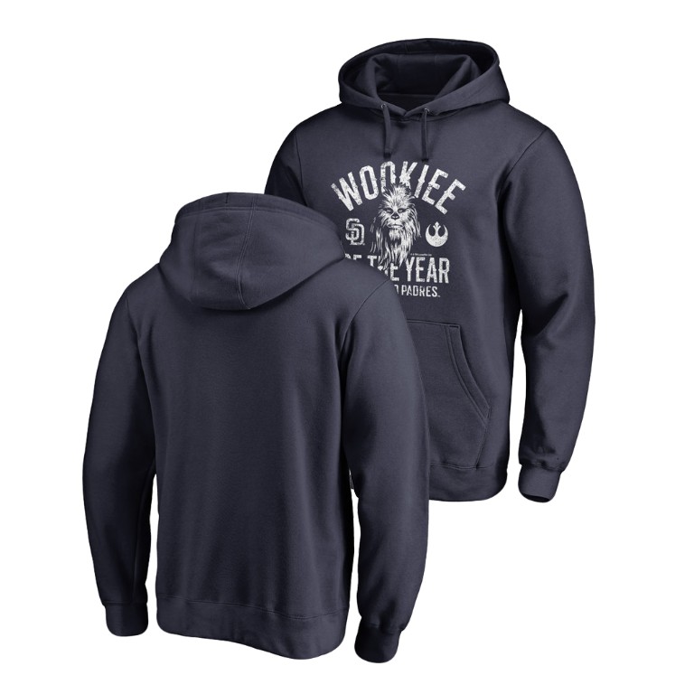 San Diego Padres Navy Star Wars Wookiee Of The Year Hoodie