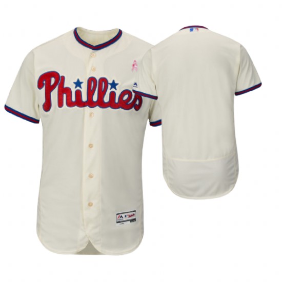 Philadelphia Phillies Cream Jersey 2018 Mother's Day Philadelphia Phillies Cream Jersey 2018 Mother's Day