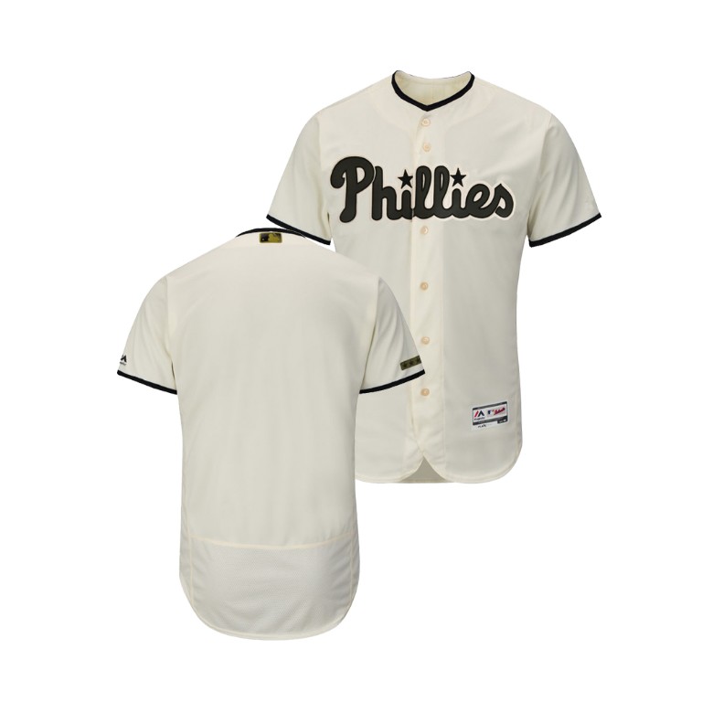 Philadelphia Phillies Cream Flex Base Jersey 2018 Memorial Day Philadelphia Phillies Cream Flex Base Jersey 2018 Memorial Day