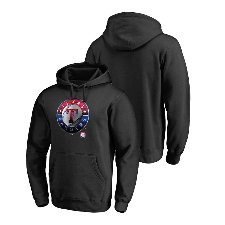 Texas Rangers Big & Tall Black Midnight Mascot Hoodie