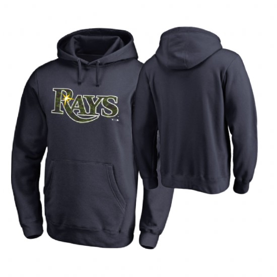 Tampa Bay Rays Big & Tall Navy Memorial Wordmark Hoodie Tampa Bay Rays Big & Tall Navy Memorial Wordmark Hoodie